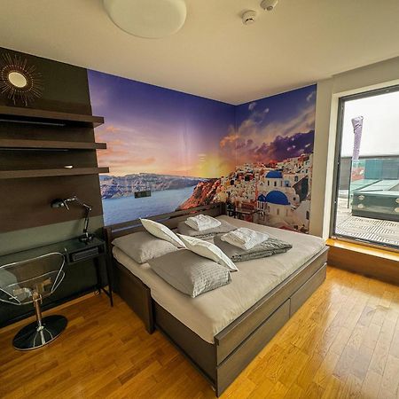 Apartman Se Saunou A Terasou S Vyhledem Na Brno Buitenkant foto