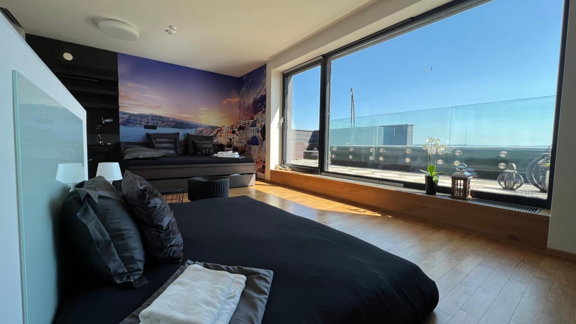 Apartman Se Saunou A Terasou S Vyhledem Na Brno Buitenkant foto