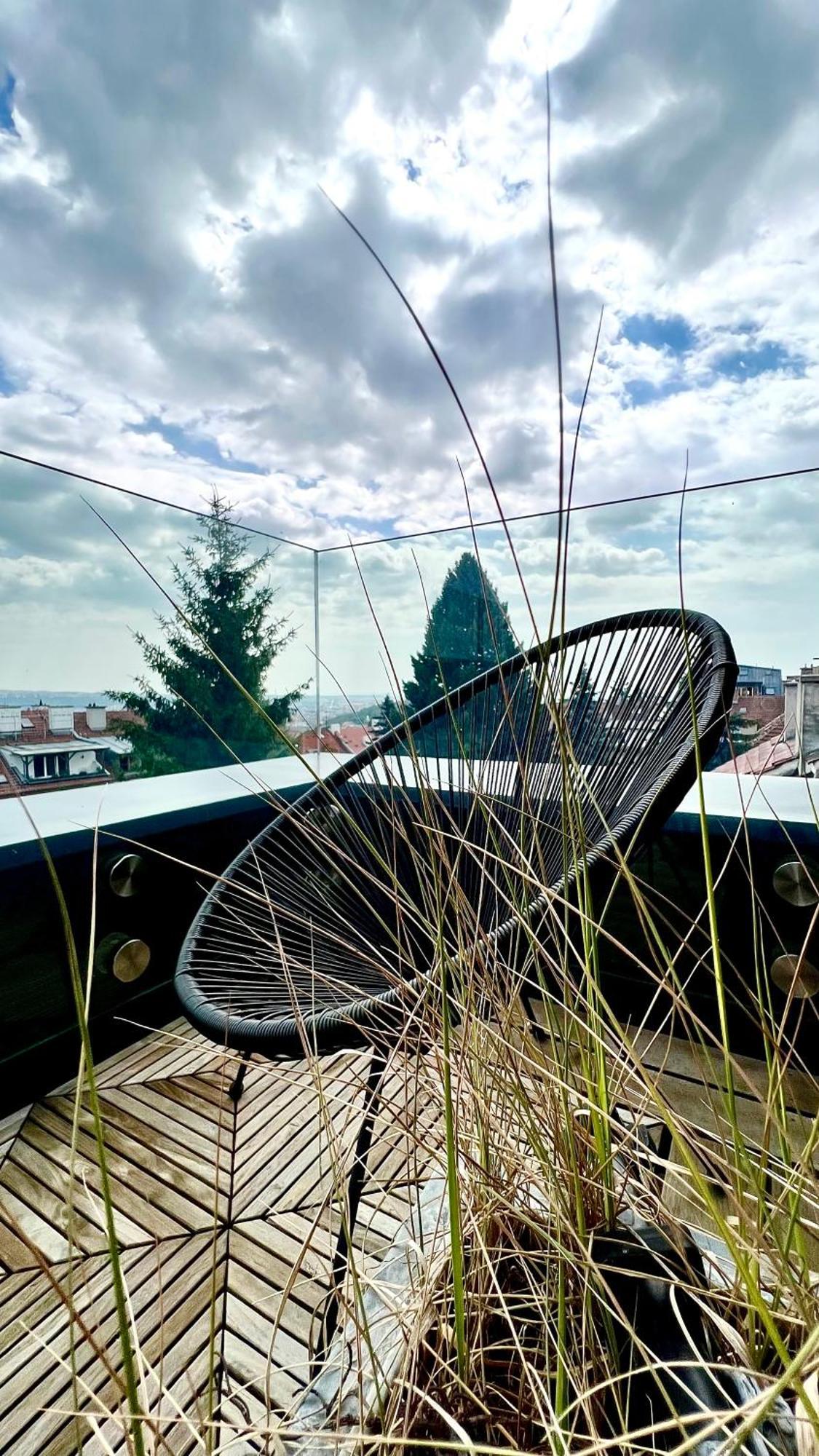 Apartman Se Saunou A Terasou S Vyhledem Na Brno Buitenkant foto