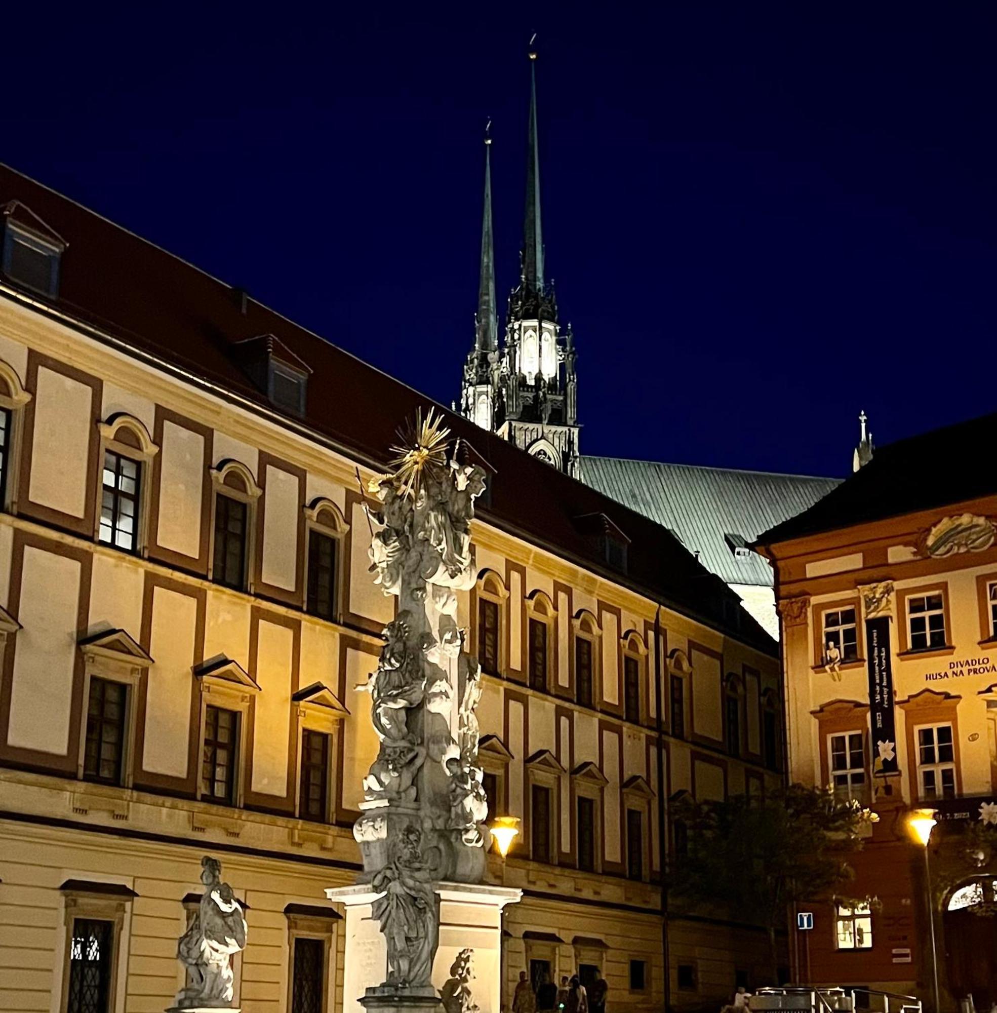 Apartman Se Saunou A Terasou S Vyhledem Na Brno Buitenkant foto